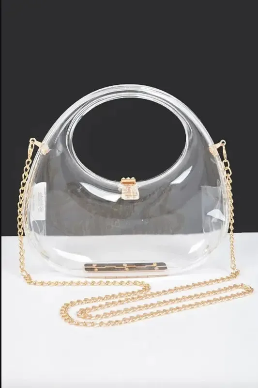 Acrylic Circle Transparent Bag