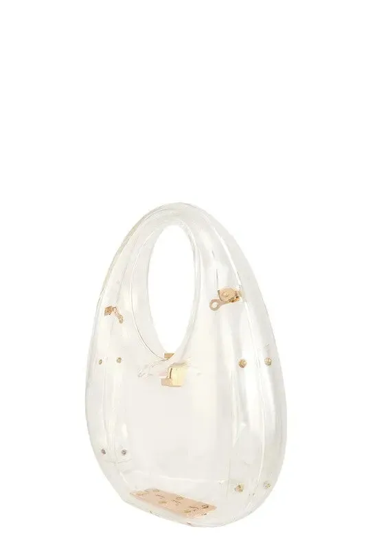 Acrylic Circle Transparent Bag