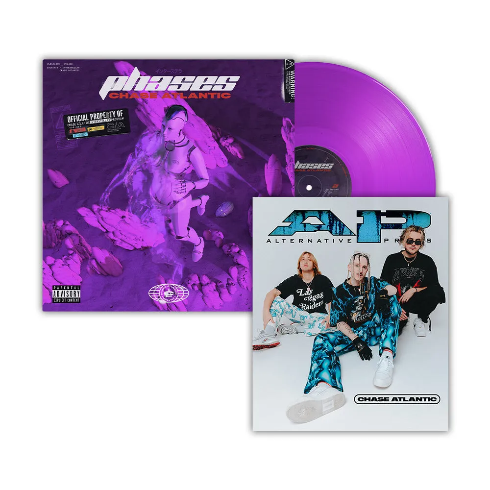 ALTERNATIVE PRESS SPRING 2023 ISSUE FEATURING CHASE ATLANTIC + 'PHASES' LIMITED EDITION PURPLE VINYL