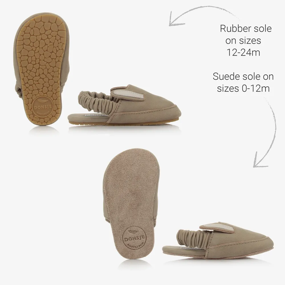 Beige Suede Pre-Walkers