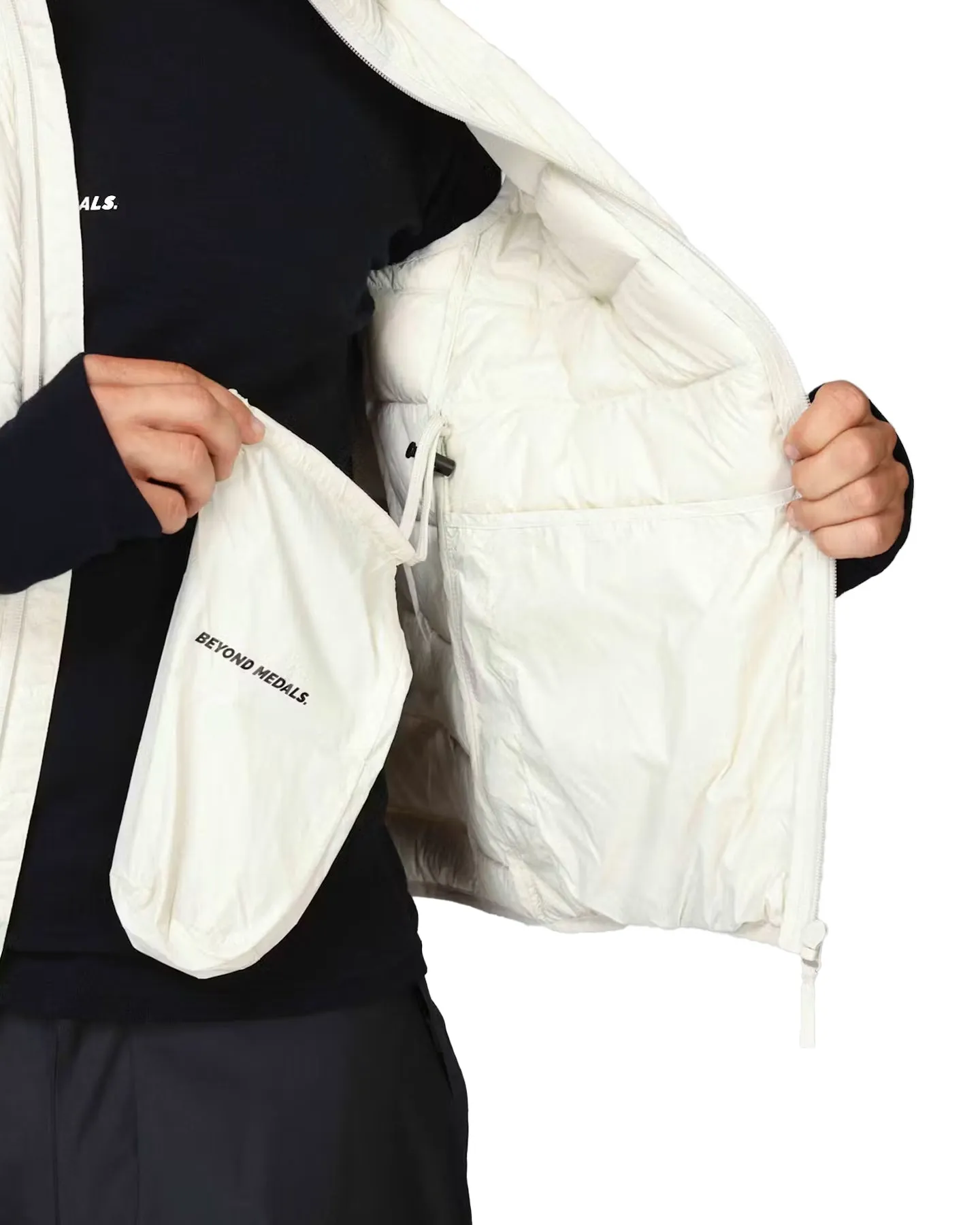 Beyond Medals Packable Down Vest - Off White | Shop Coats & Jackets at Trojan Wake Ski Snow & Snow Skiers Warehouse