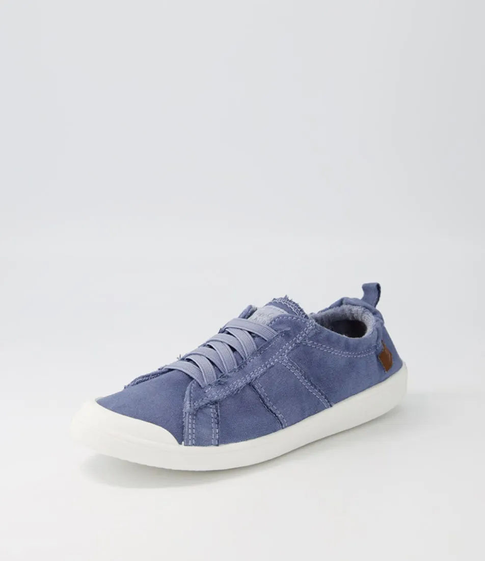 BLOWFISH Vex Coastal Blue Canvas Sneakers