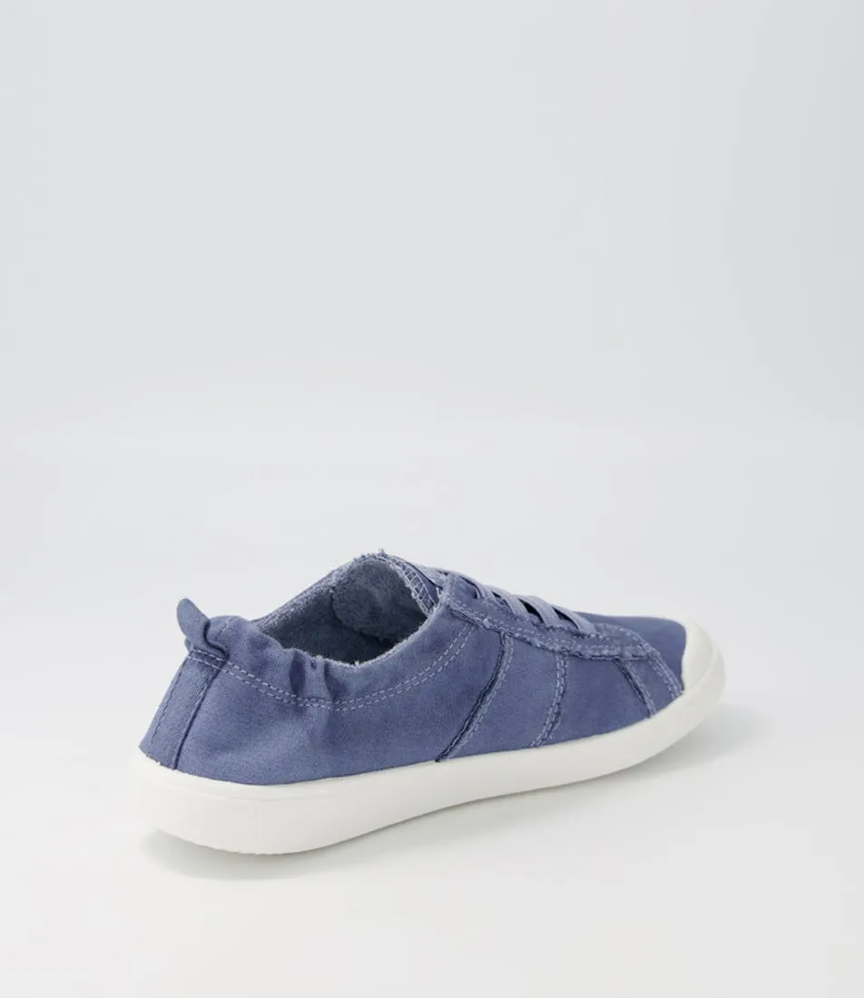 BLOWFISH Vex Coastal Blue Canvas Sneakers