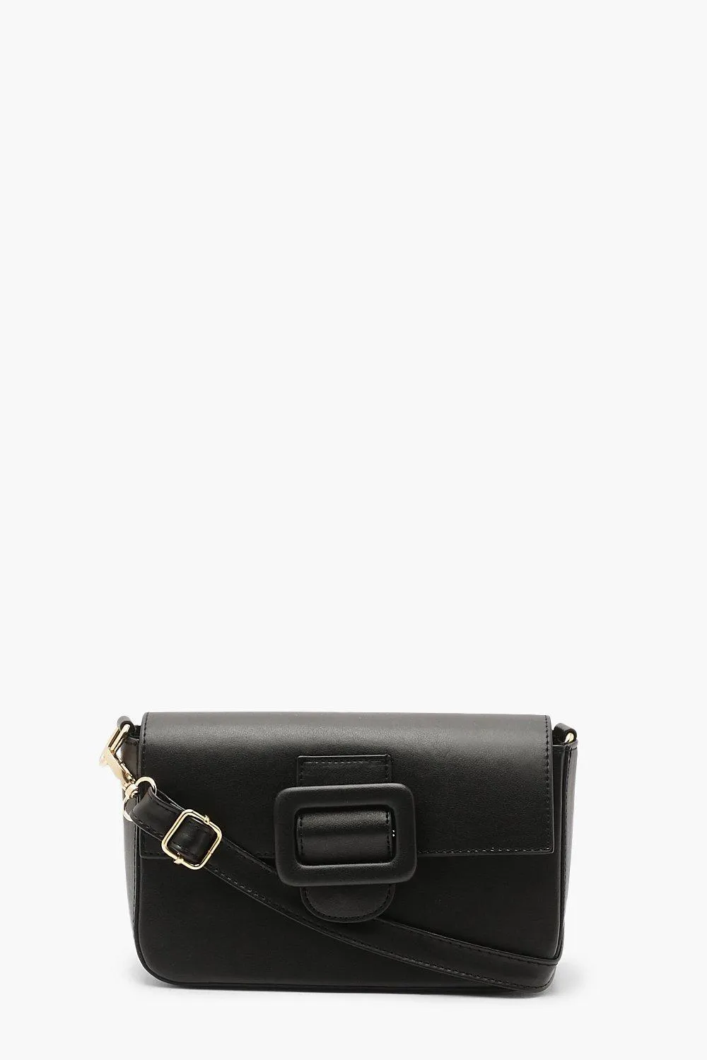 Buckle Trim Envelope Cross Body Bag