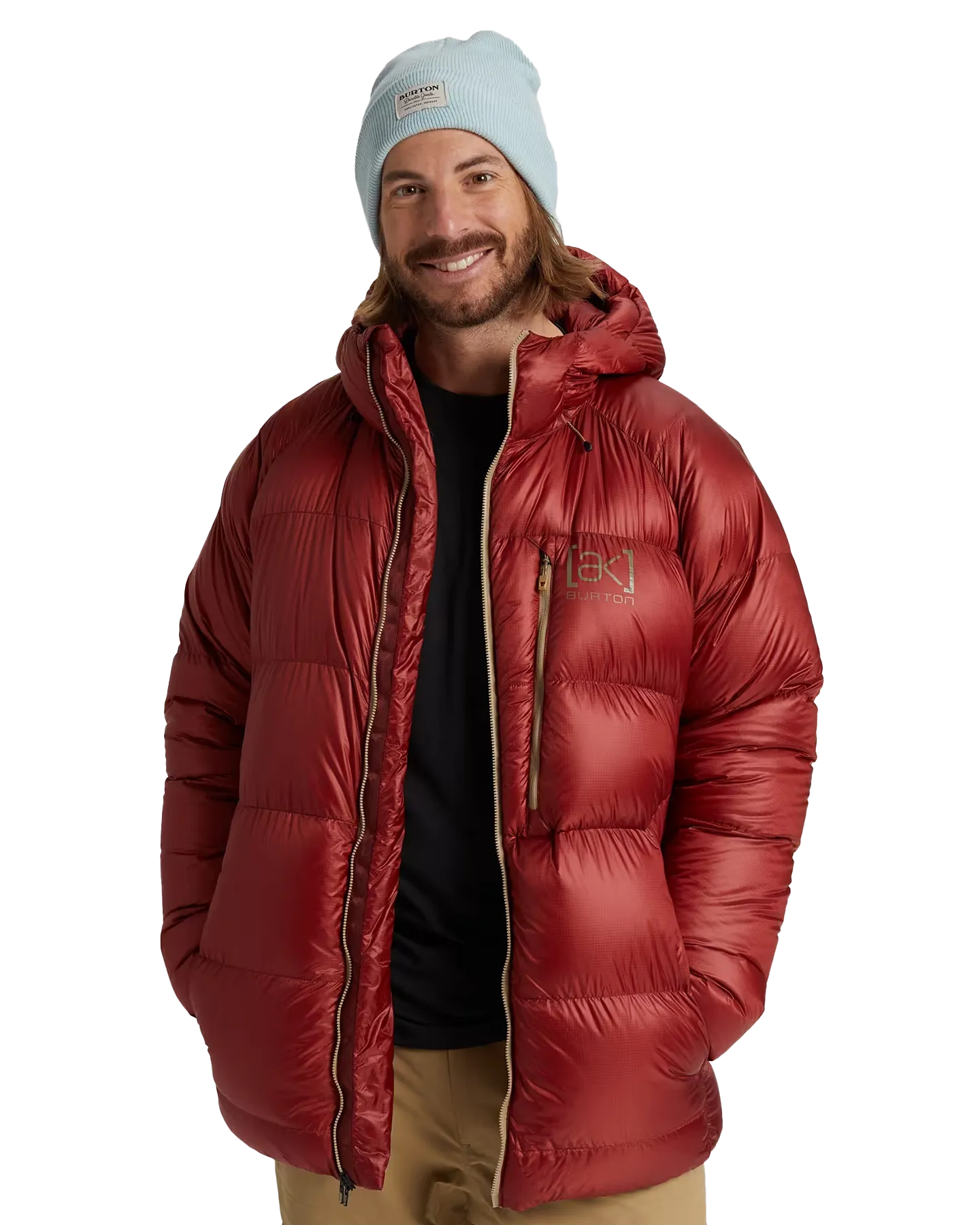 Burton Men's [ak] Baker Expedition Down Jacket - Turbo Red | Shop Coats & Jackets at Trojan Wake Ski Snow & Snow Ski