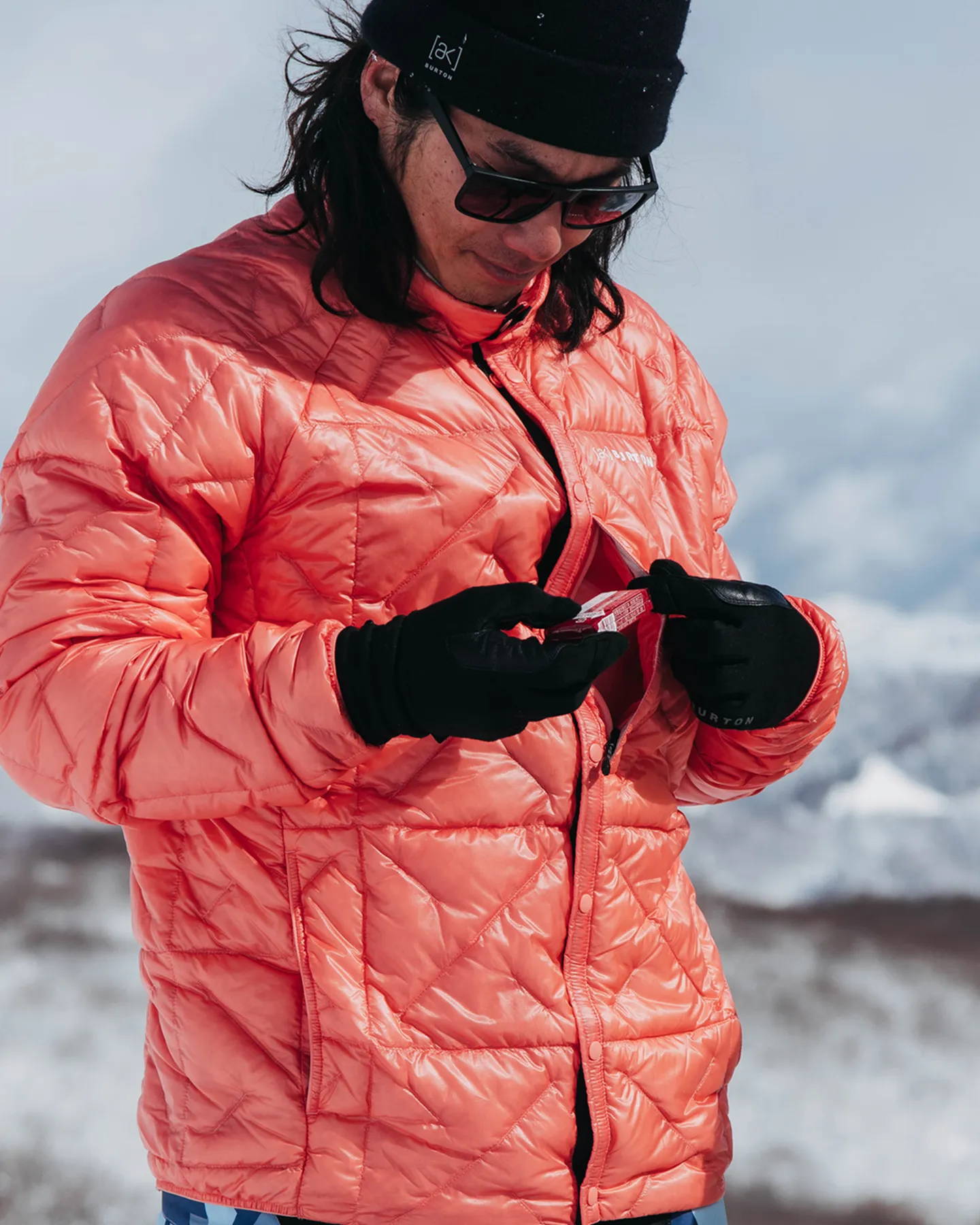 Burton Men's [ak]® Baker Ultralight Down Jacket - Reef Pink