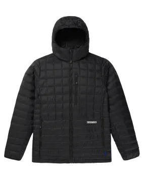 Burton Men's Mid-Heat Hooded Down Jacket - True Black | Shop Coats & Jackets at Trojan Wake Ski Snow & Snow Skiers W