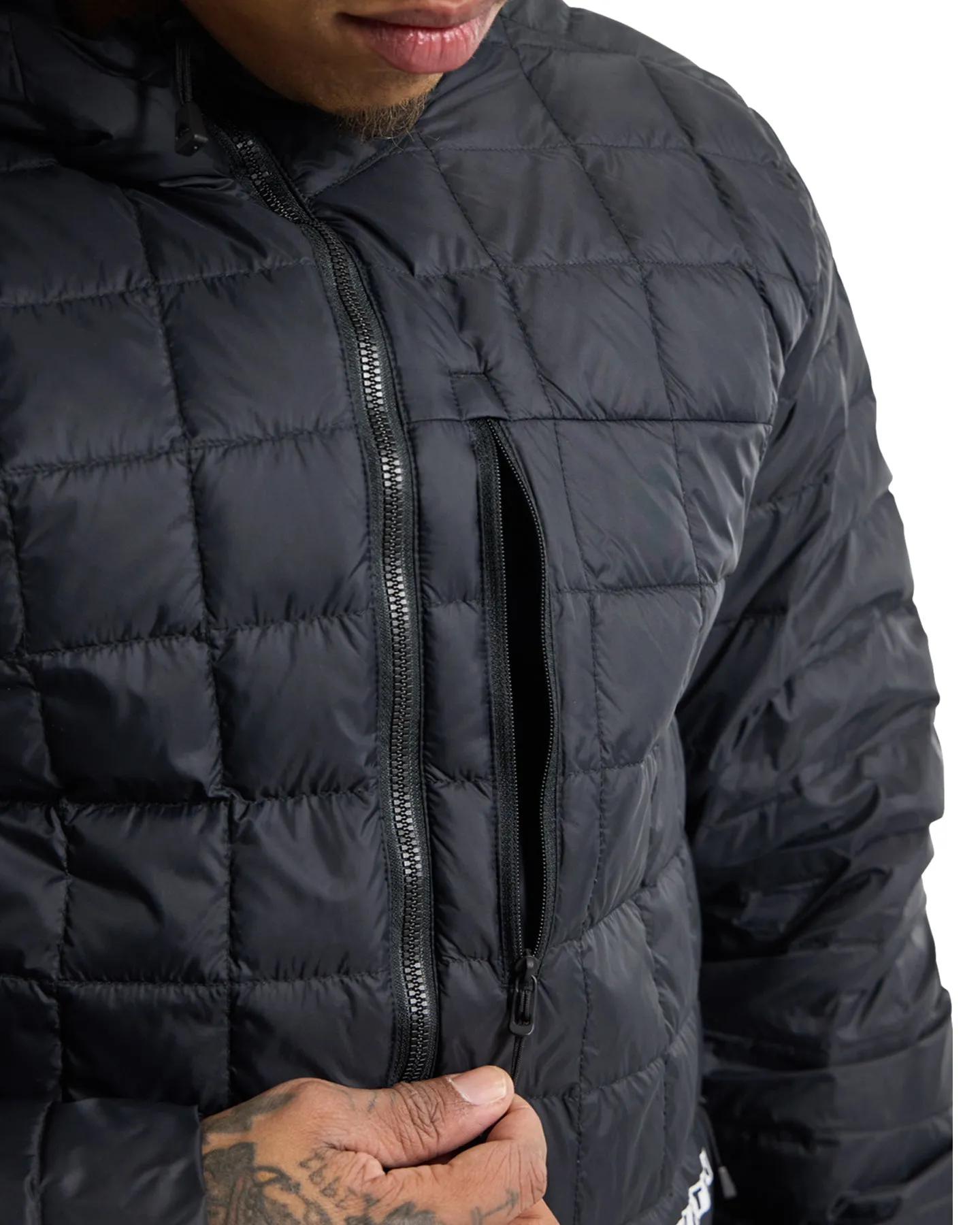 Burton Men's Mid-Heat Hooded Down Jacket - True Black | Shop Coats & Jackets at Trojan Wake Ski Snow & Snow Skiers W