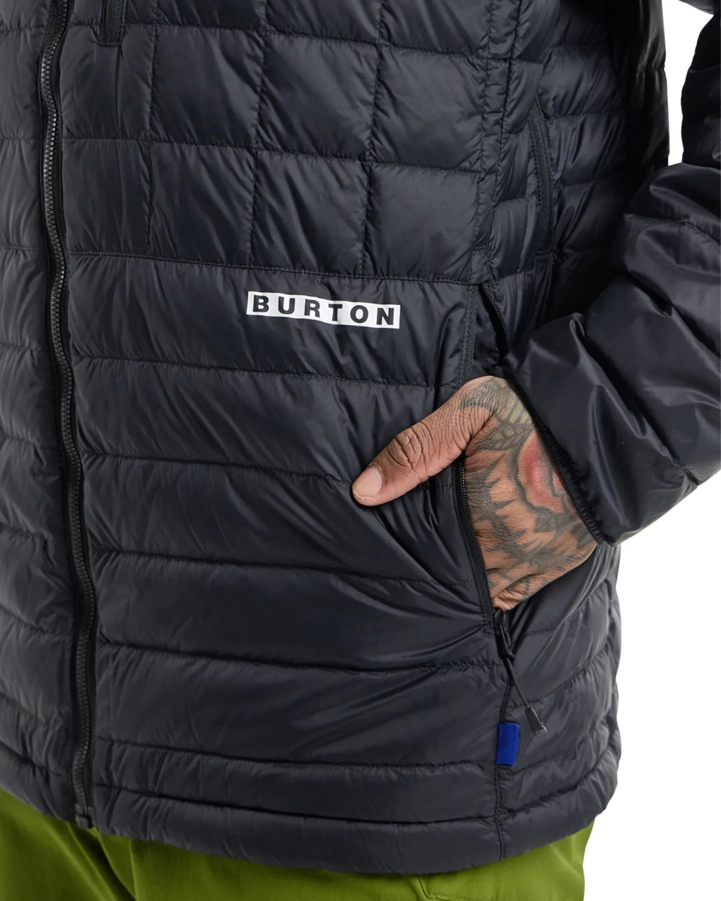 Burton Men's Mid-Heat Hooded Down Jacket - True Black | Shop Coats & Jackets at Trojan Wake Ski Snow & Snow Skiers W