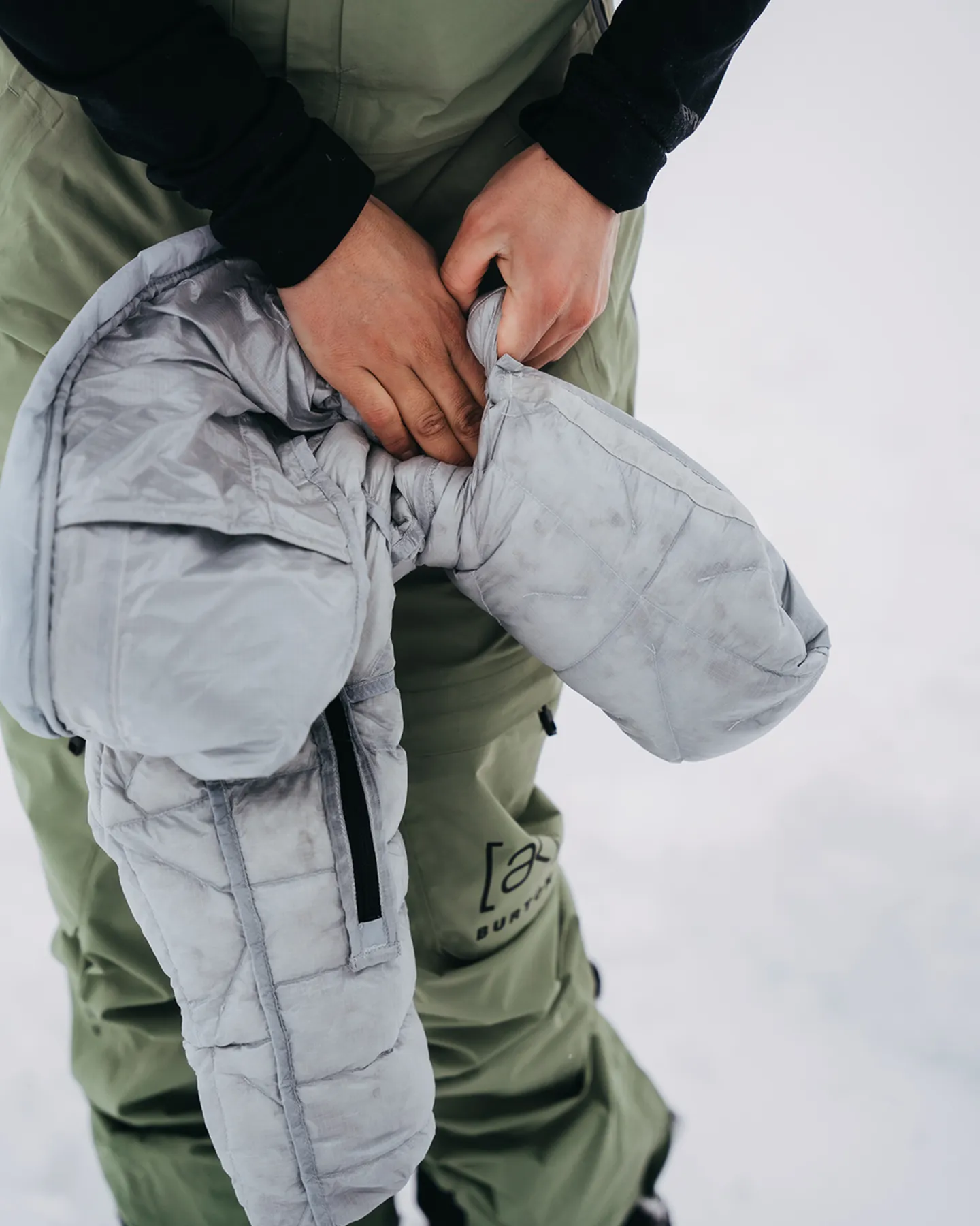 Burton Women's [ak] Baker Down Jacket - Gray Cloud | Shop Coats & Jackets at Trojan Wake Ski Snow & Snow Skiers Ware