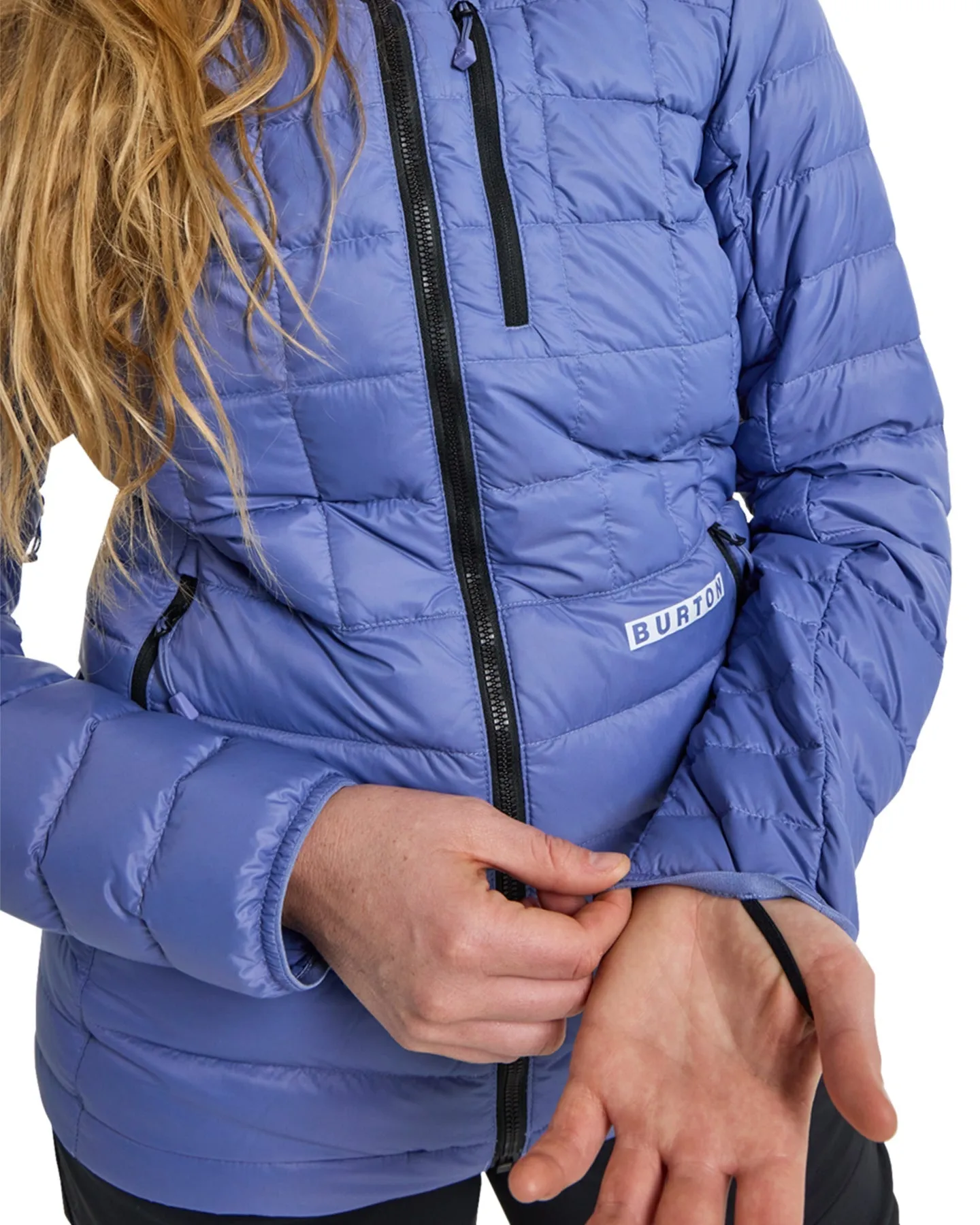 Burton Women's Mid-Heat Hooded Down Insulated Jacket - Slate Blue | Shop Coats & Jackets at Trojan Wake Ski Snow & S