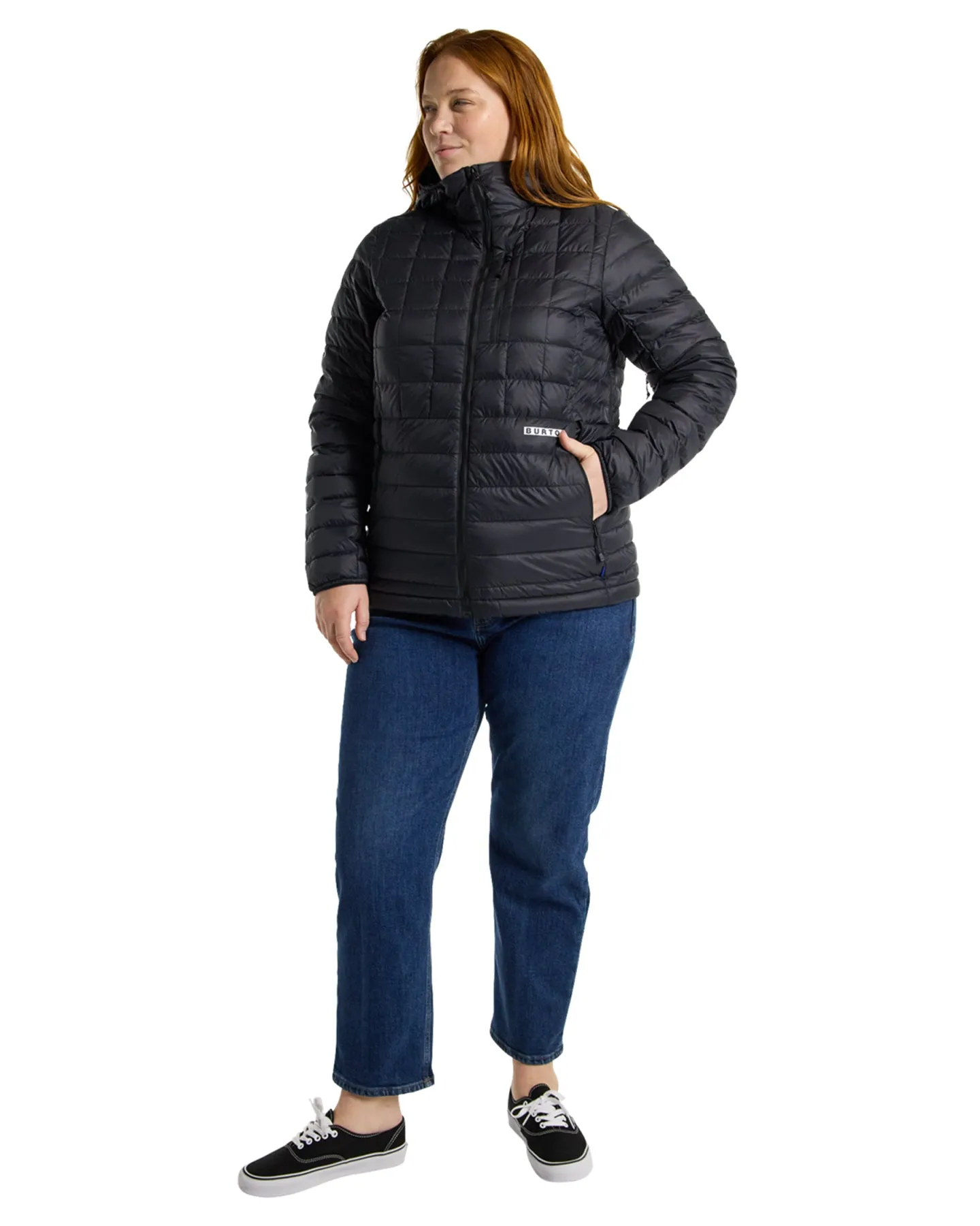 Burton Women's Mid-Heat Hooded Down Insulated Jacket - True Black | Shop Coats & Jackets at Trojan Wake Ski Snow & S