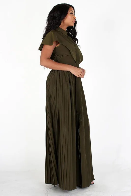 Button Down Maxi Dress