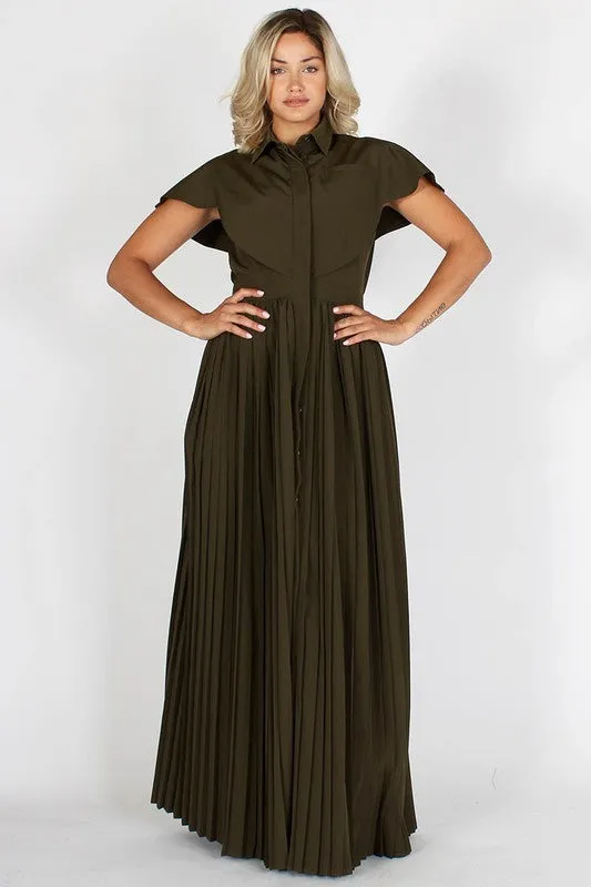 Button Down Maxi Dress