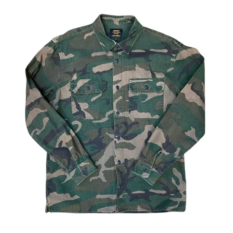 Carhartt WIP Mission Camo Button Down Shirt