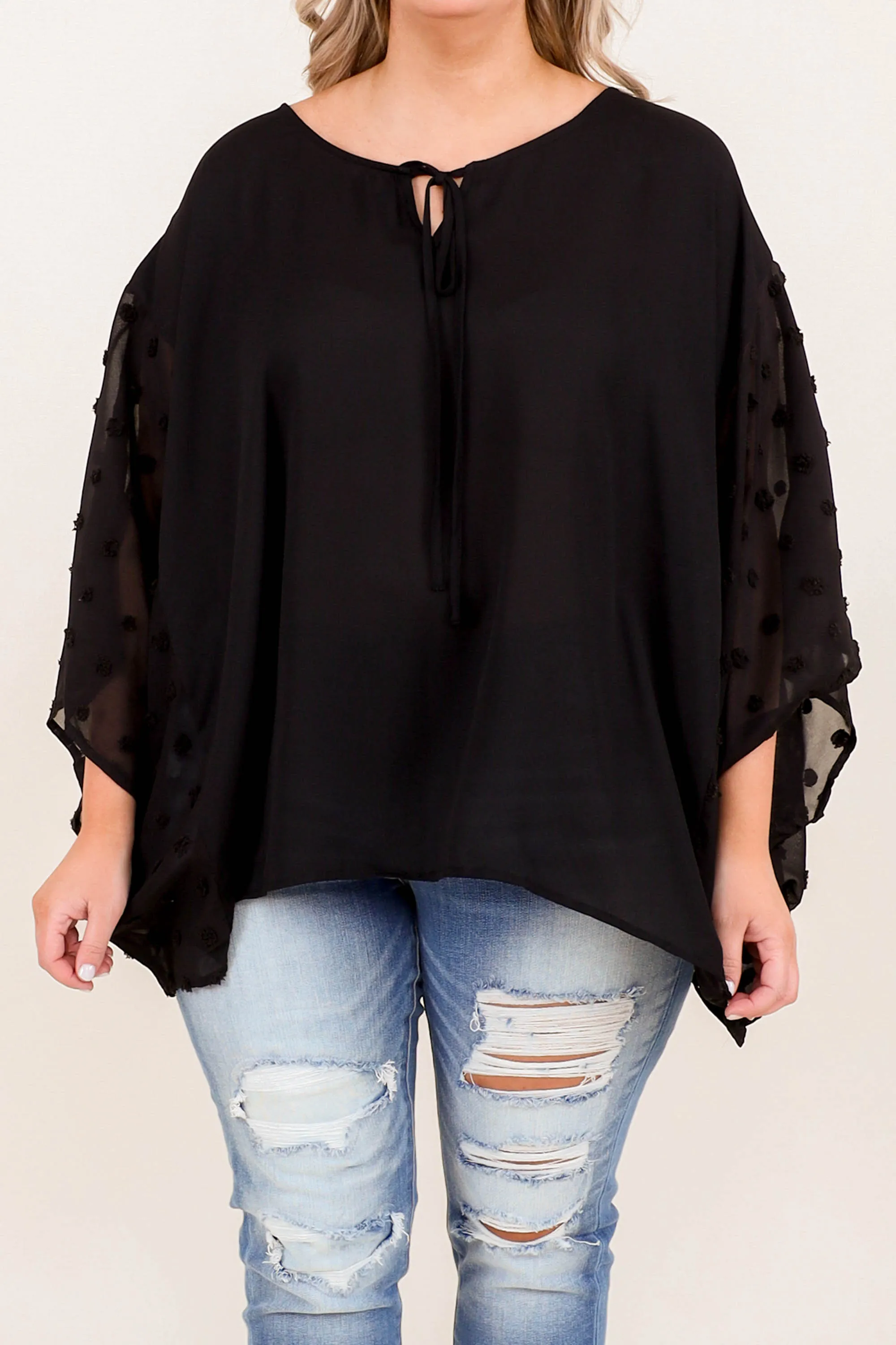 Chase Me Sweetie Top, Black