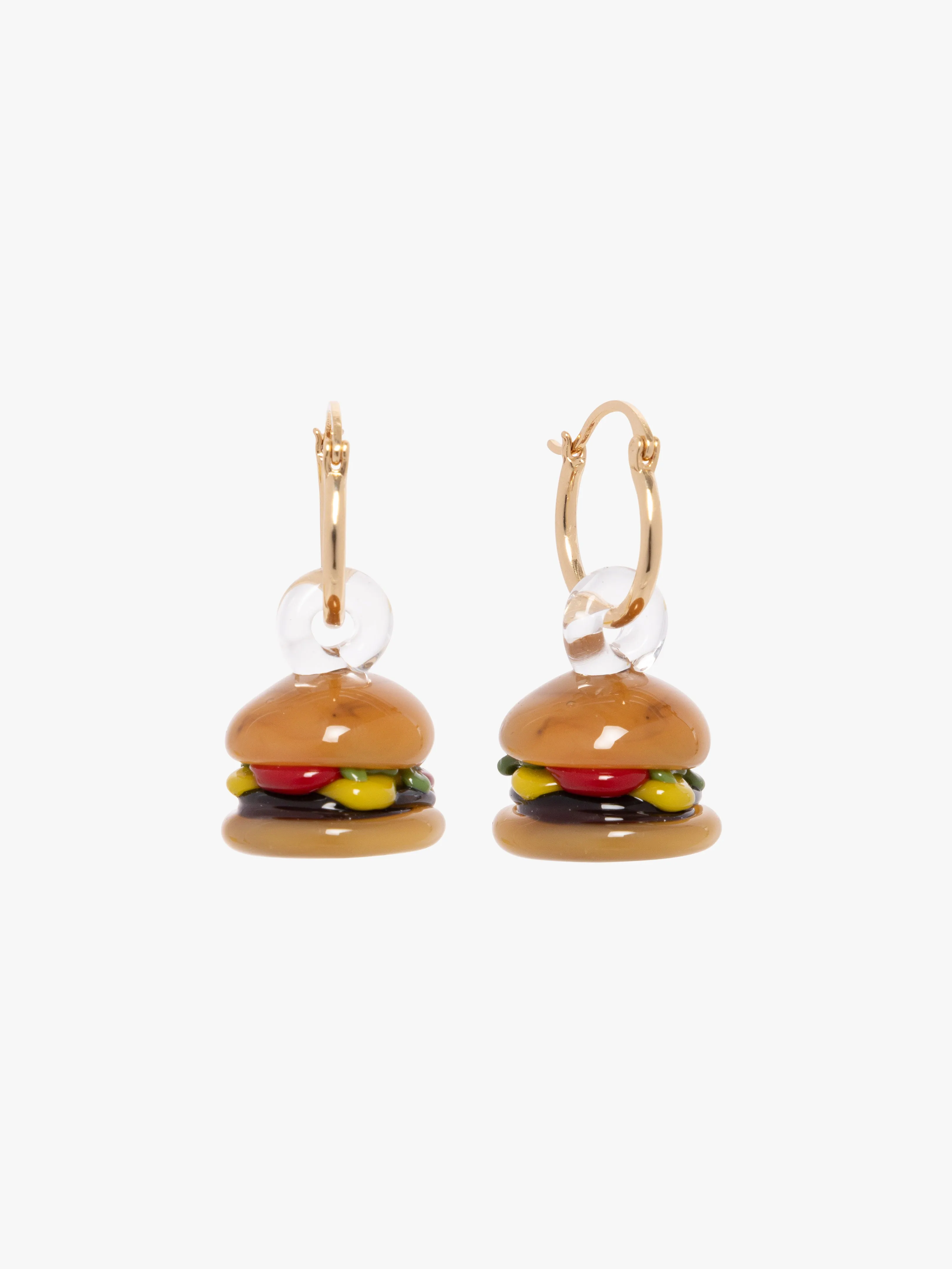 Cheeseburger Hoops - Brown/ Gold