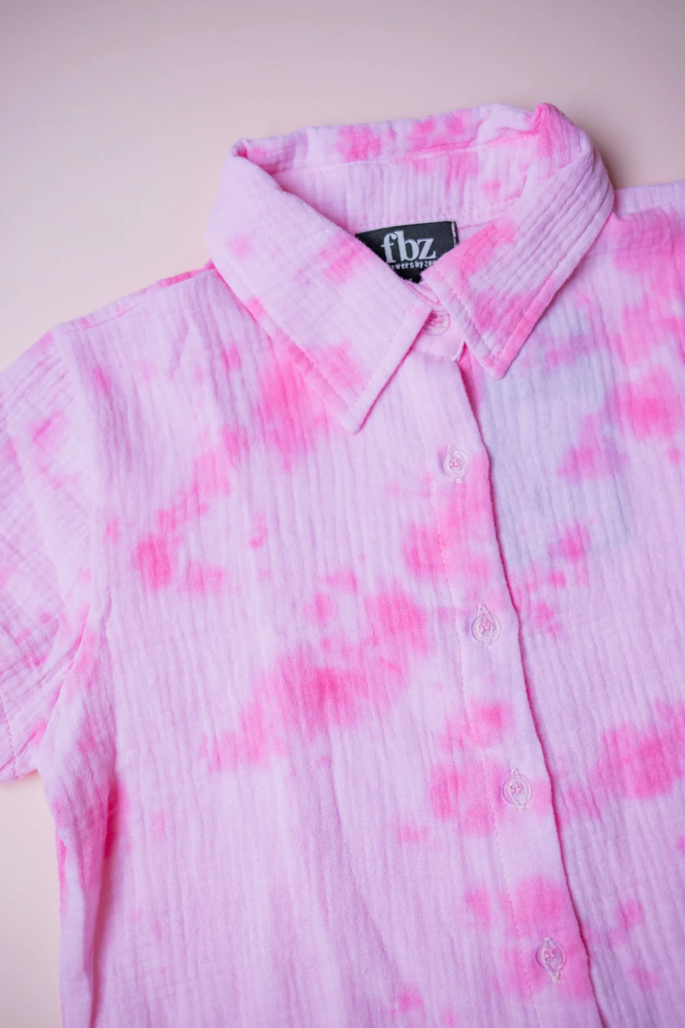 Cloud Tie Dye Shirt | Pink