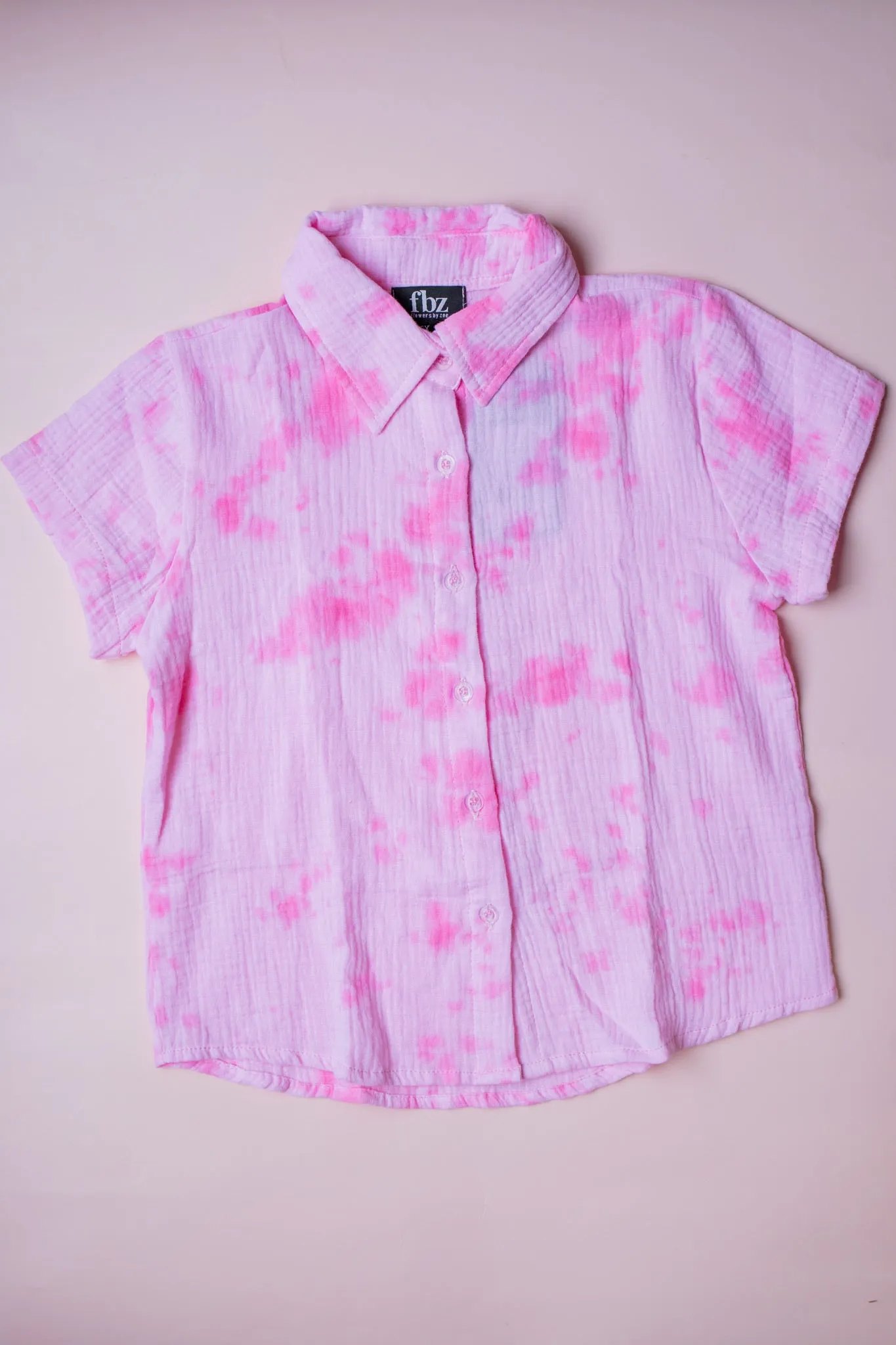 Cloud Tie Dye Shirt | Pink