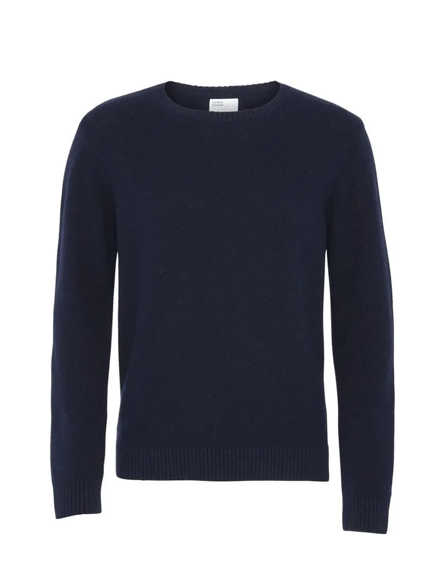 Colorful Standard Merino Wool Crew Navy Blue - WATCH | WEAR E-pood