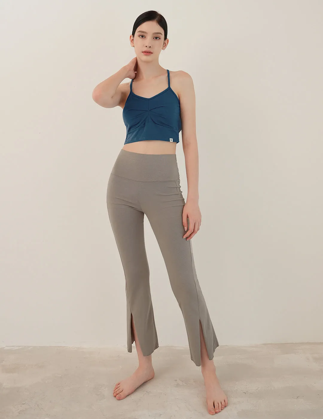 Conch Wear Mudra Slit Flared Pants