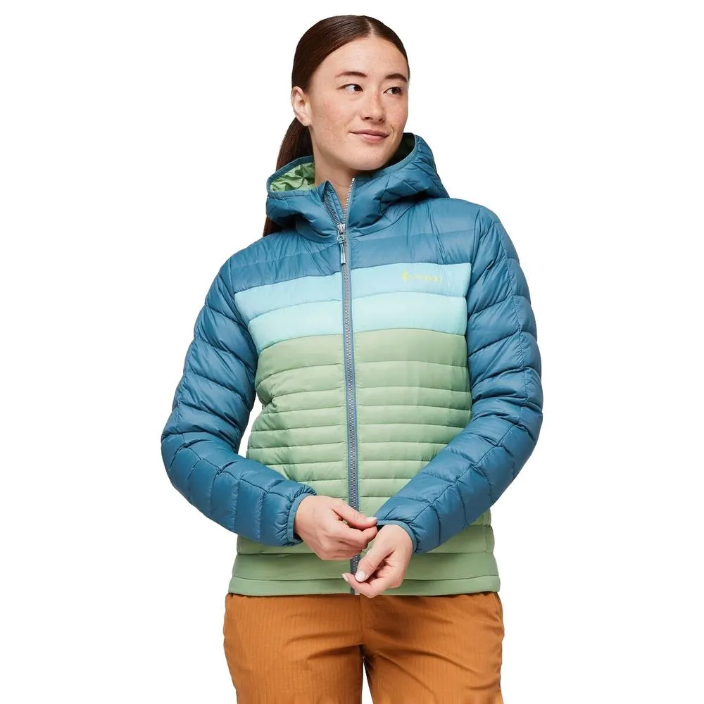 cotopaxi fuego hooded down jacket - women's