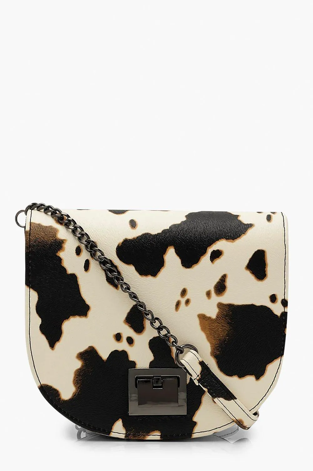 Cow Print Cross Body Bag