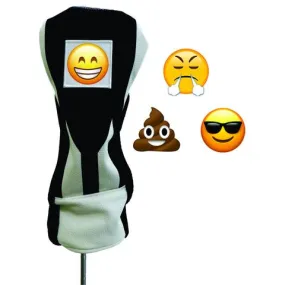 Creative Covers Vintage Performance Headcover - Black (Emoji Pack)