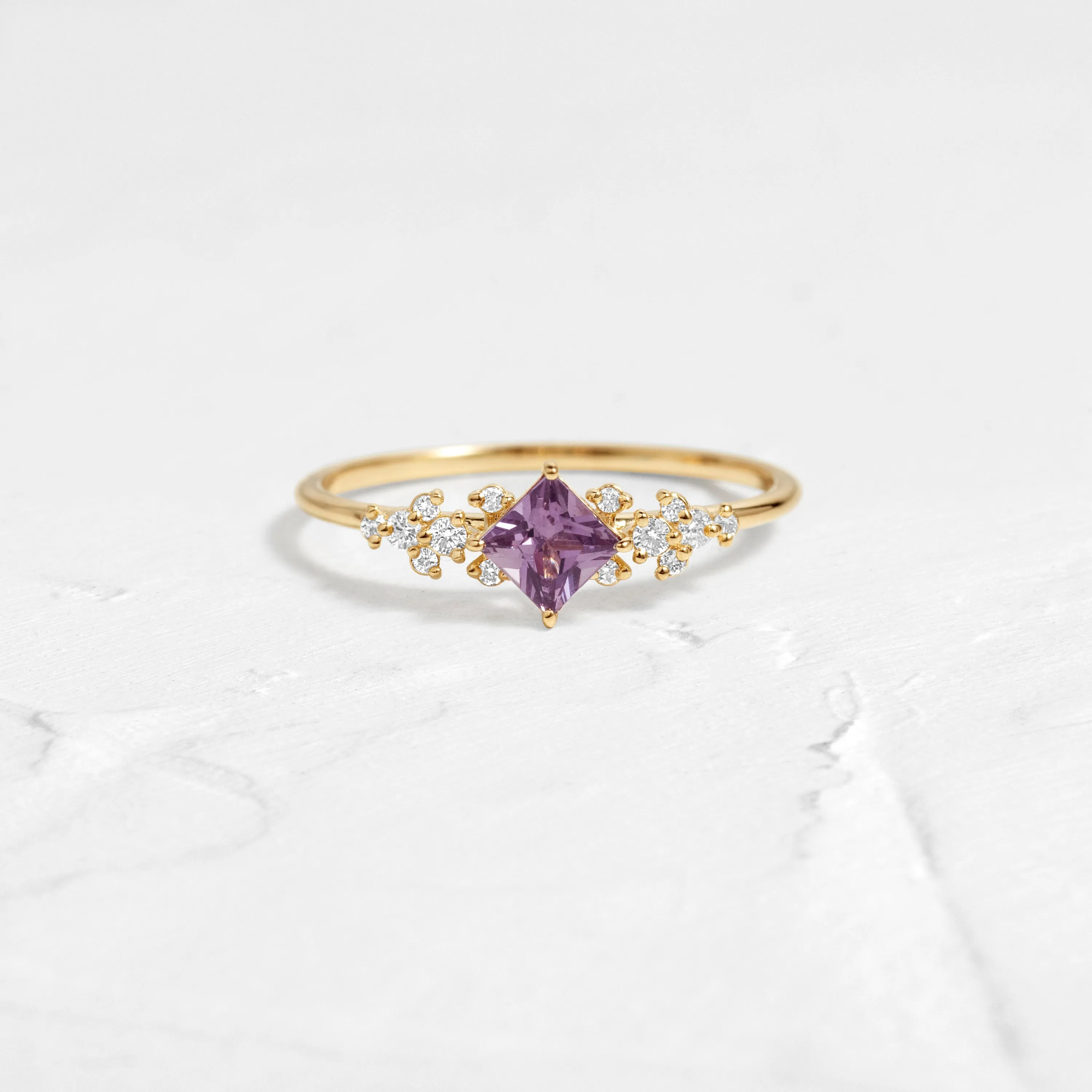 Damask Ring, Deep Purple Sapphire, Edition 3