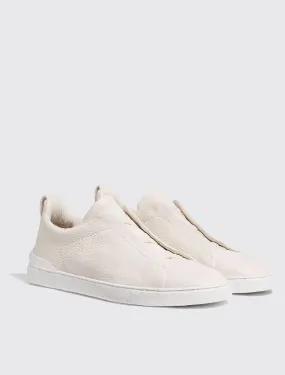 Deerskin Triple Stitch Sneakers