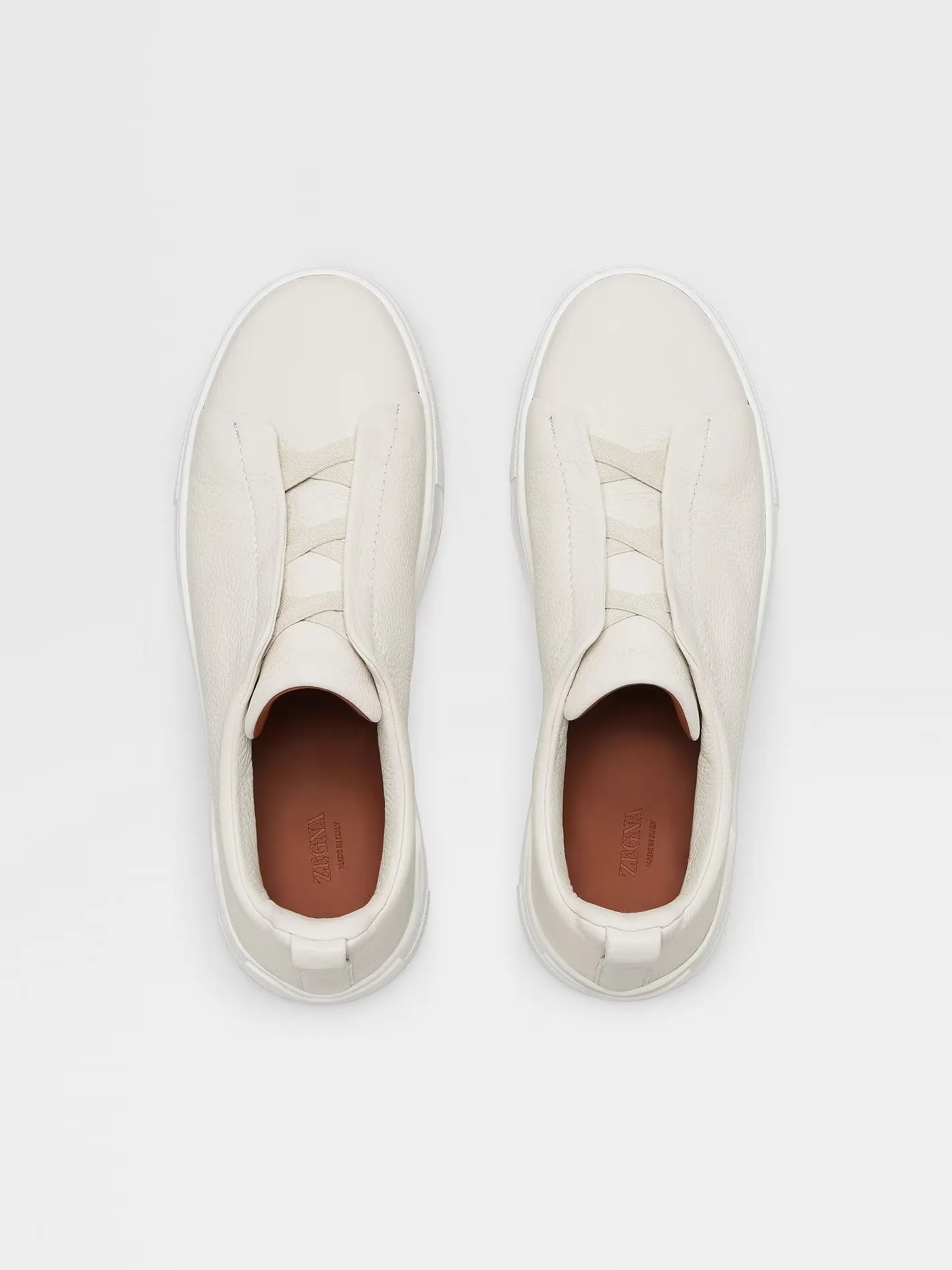 Deerskin Triple Stitch Sneakers