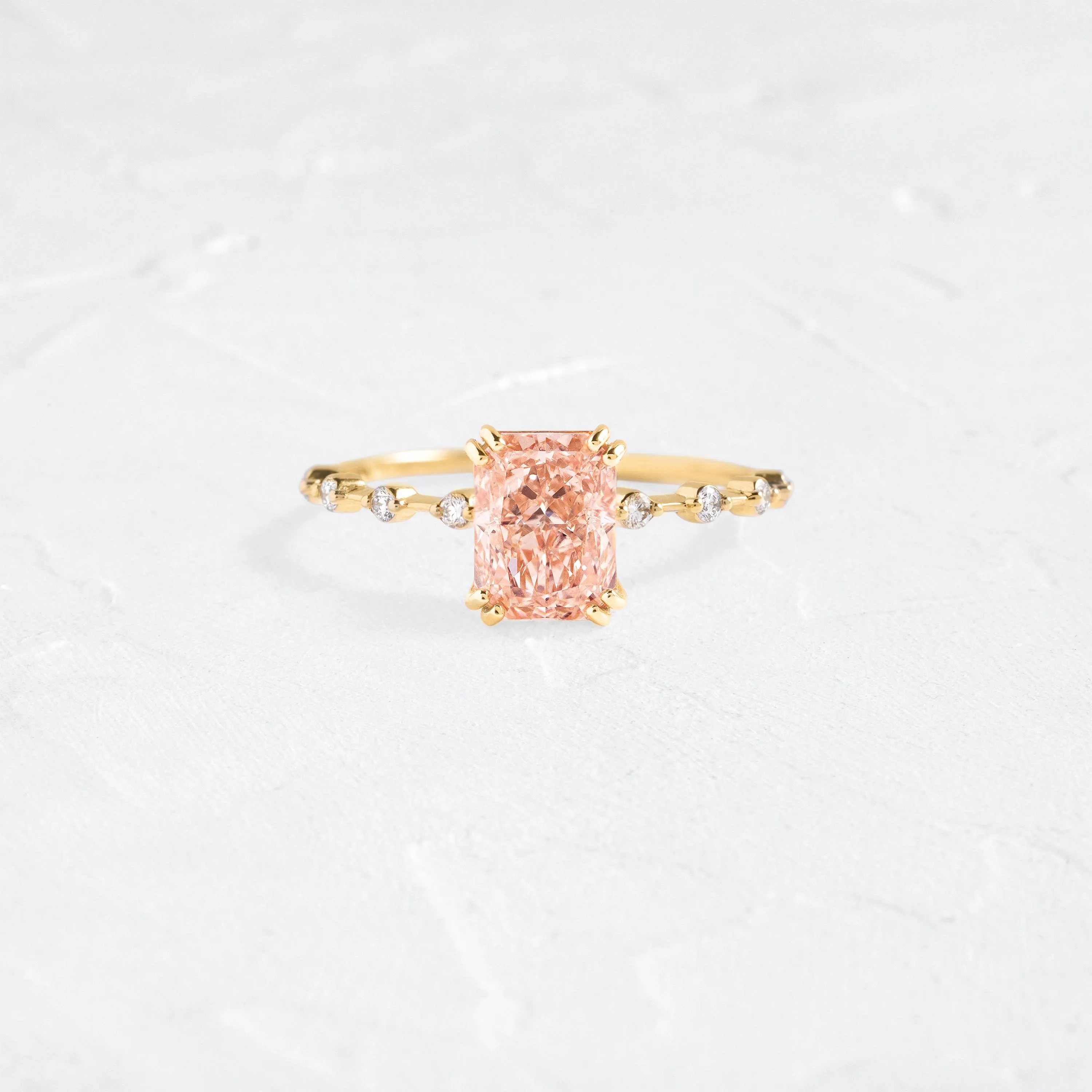 Distance Ring, 1.51ct. Pink Diamond