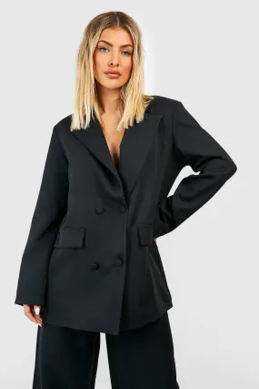 Double Breasted Relaxed Fit Tailored Blazer