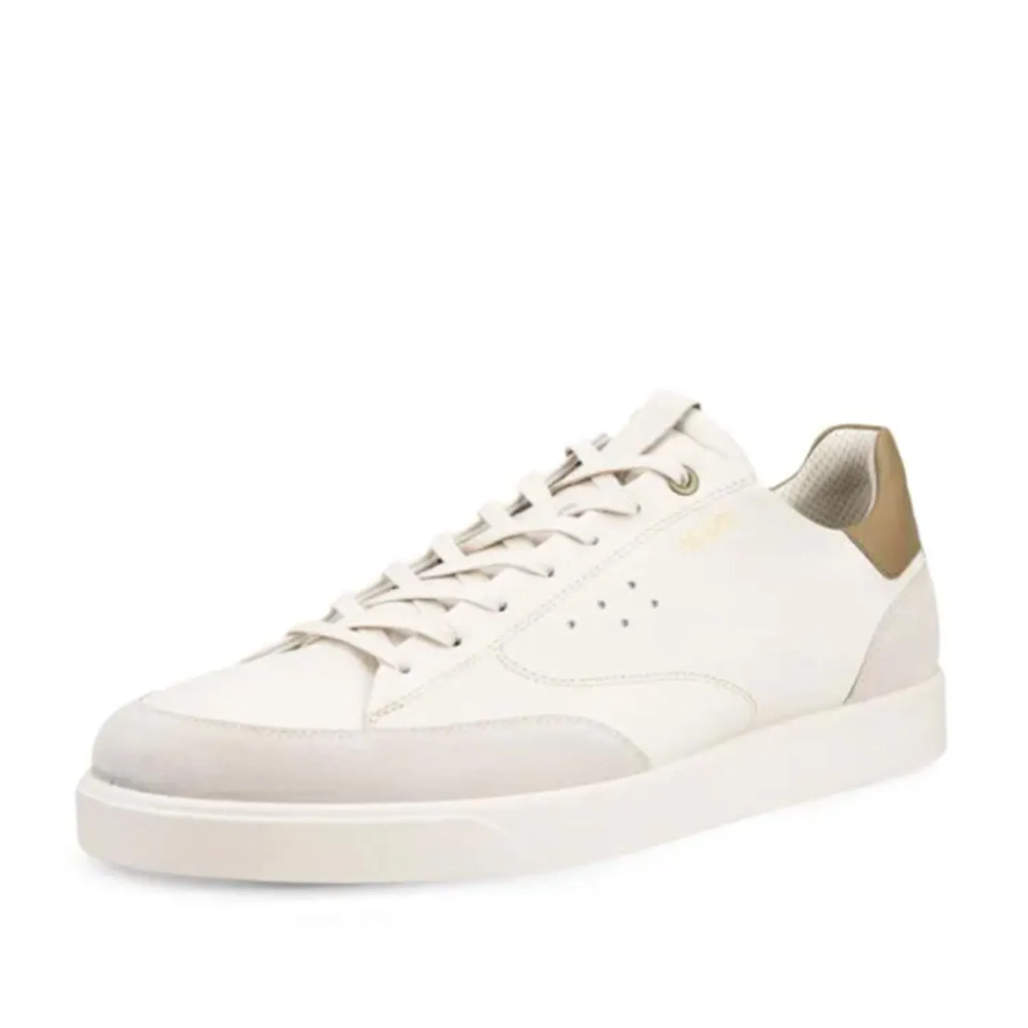 ECCO Men's Street Lite Luxe in Limestone/Nutmeg Brown