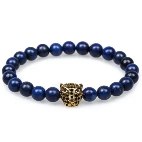 Egyptian Lapis Lazuli Black Panther Bracelet