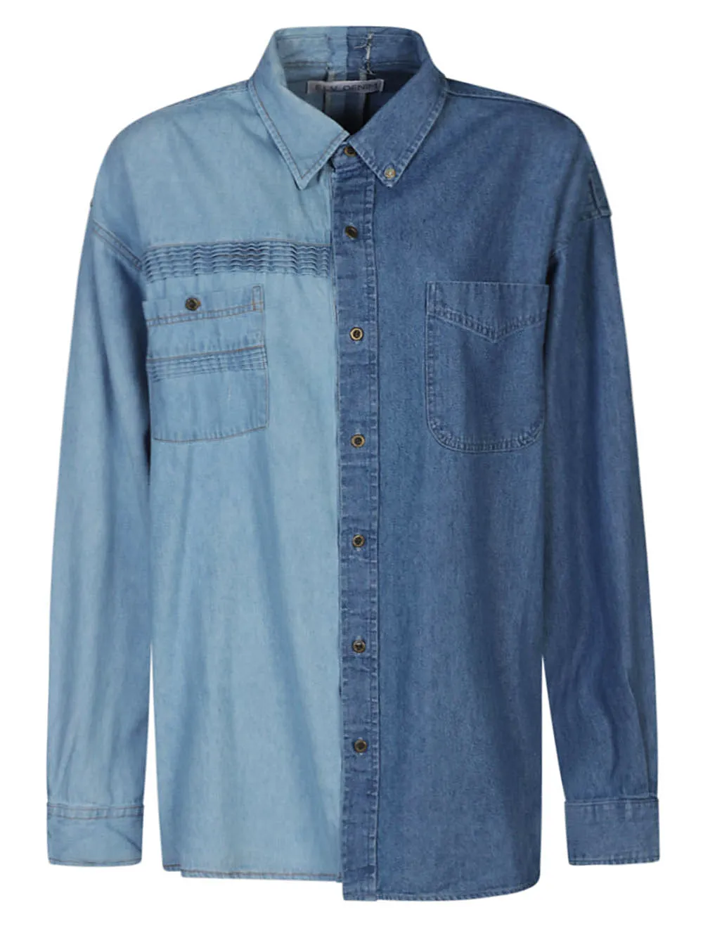 E.L.V. Denim    E.L.V. Denim Contrast Denim Shirt