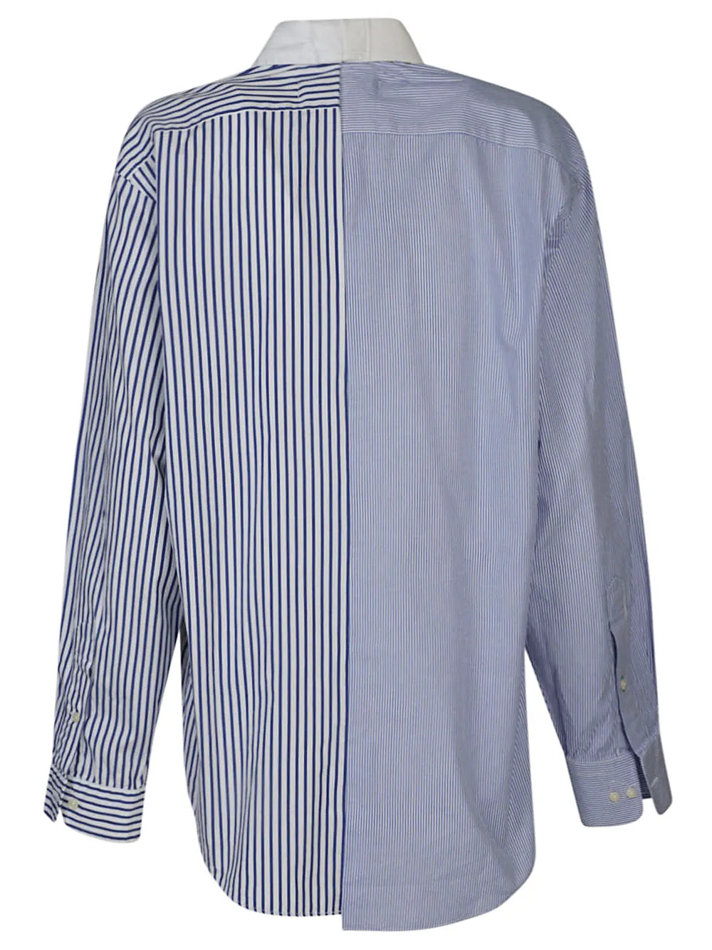 E.L.V. Denim    E.L.V. Denim Contrast Striped Cotton Shirt