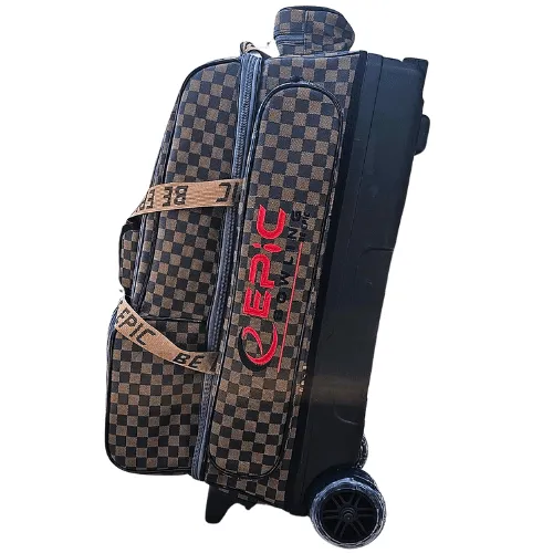 Epic 3 Ball Triple Superior Deluxe Louis Brown Bowling Bag