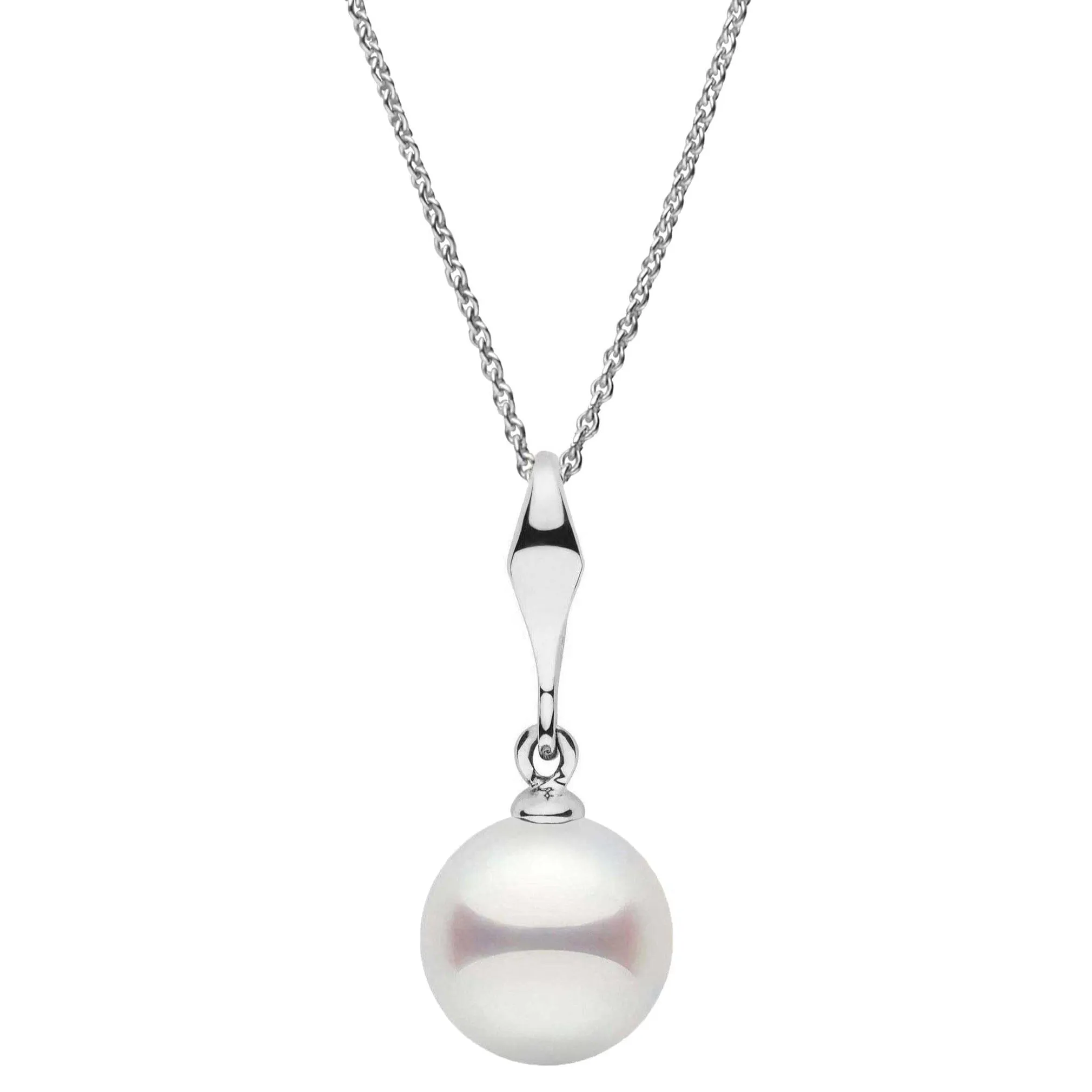 Essential Collection 8.5-9.0 mm White Freshadama Pearl Adjustable Chain Pendant