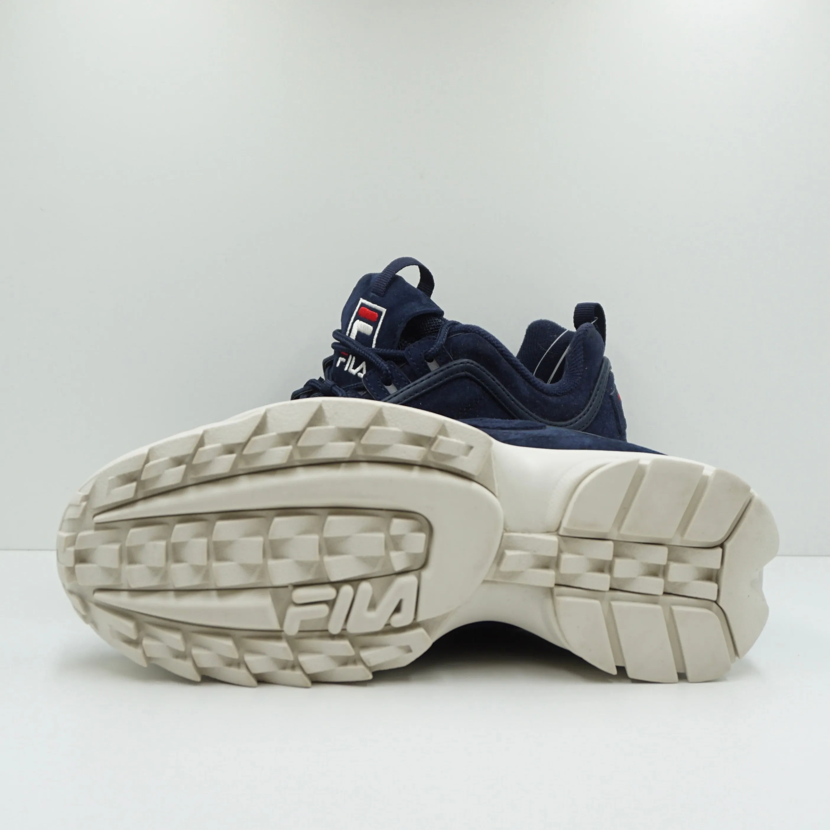 Fila Disruptor S Low Navy Suede Salesman Sample