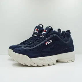 Fila Disruptor S Low Navy Suede Salesman Sample