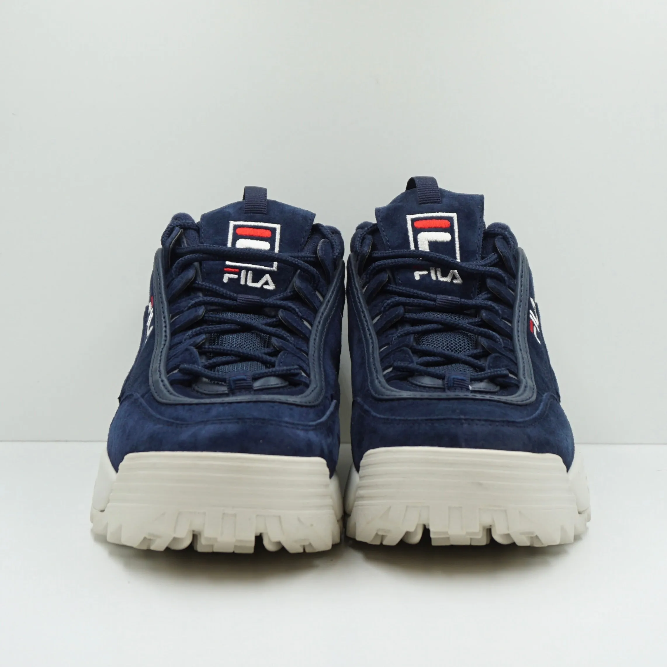 Fila Disruptor S Low Navy Suede Salesman Sample