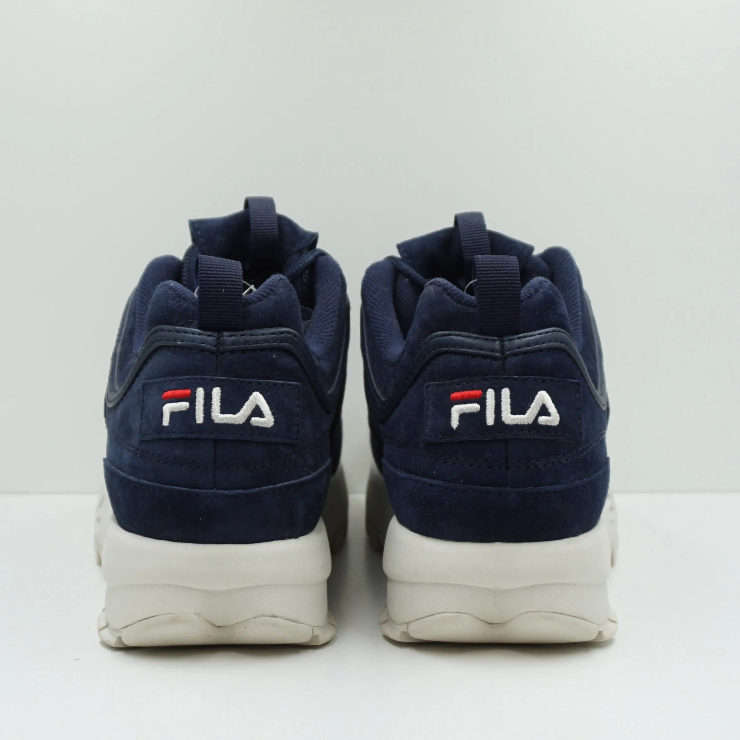 Fila Disruptor S Low Navy Suede Salesman Sample