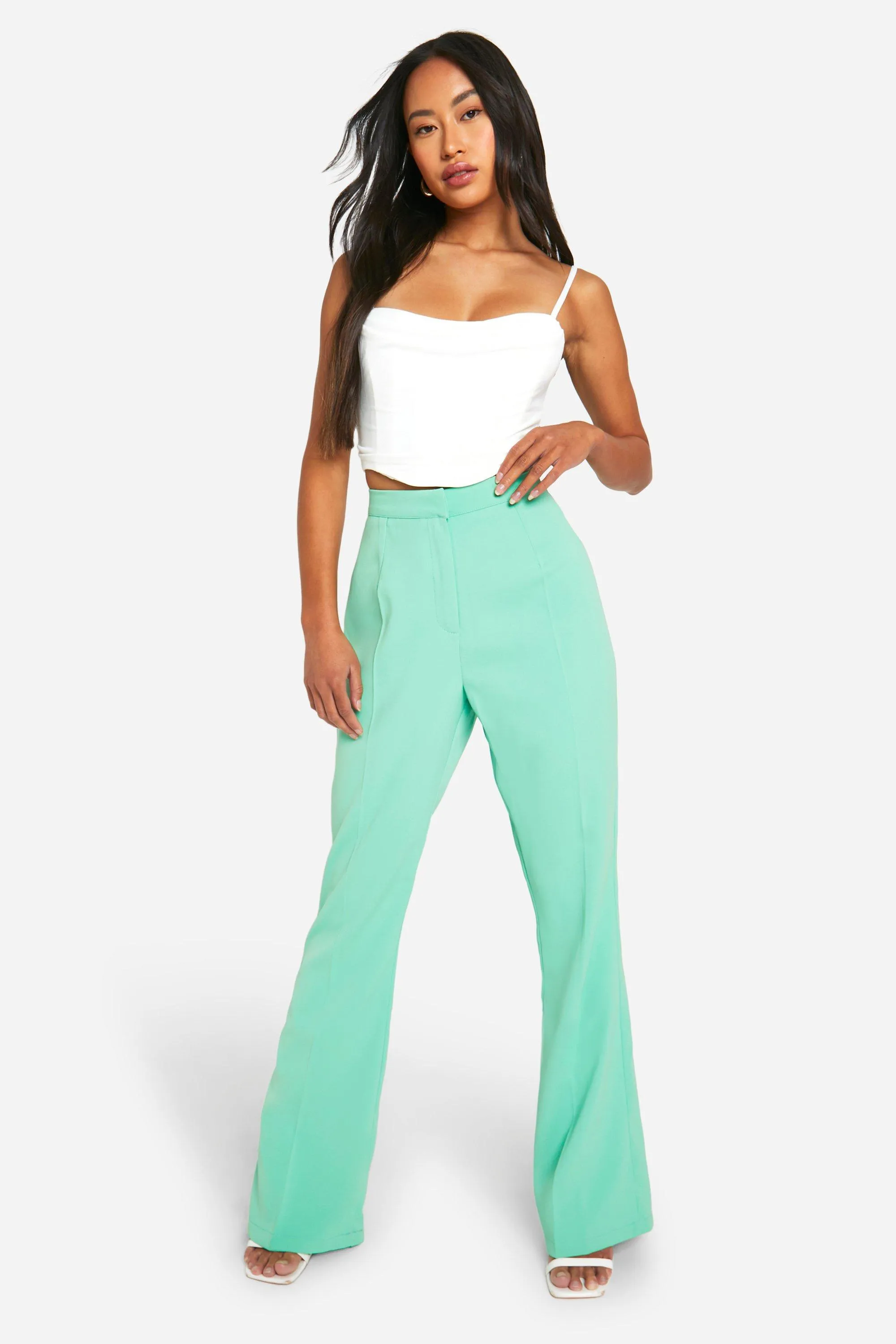 Fit & Flare Dress Pants