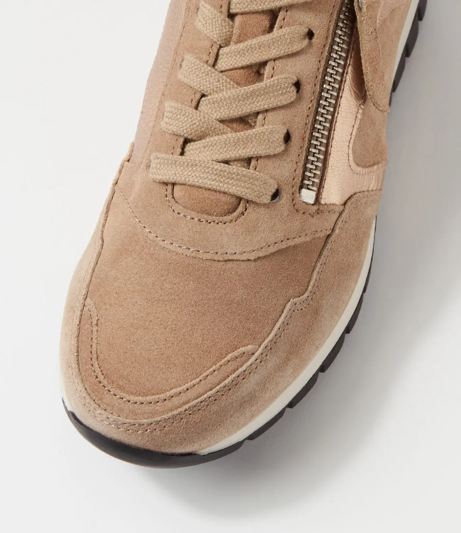 GABOR Frauke Desert Suede Sneakers