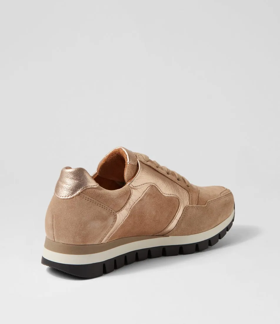 GABOR Frauke Desert Suede Sneakers