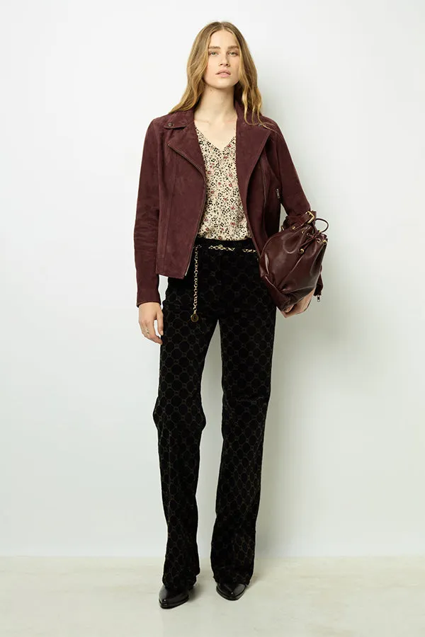 Gerard Darel BERNARDE SUEDE JACKET