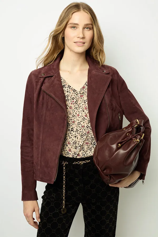 Gerard Darel BERNARDE SUEDE JACKET