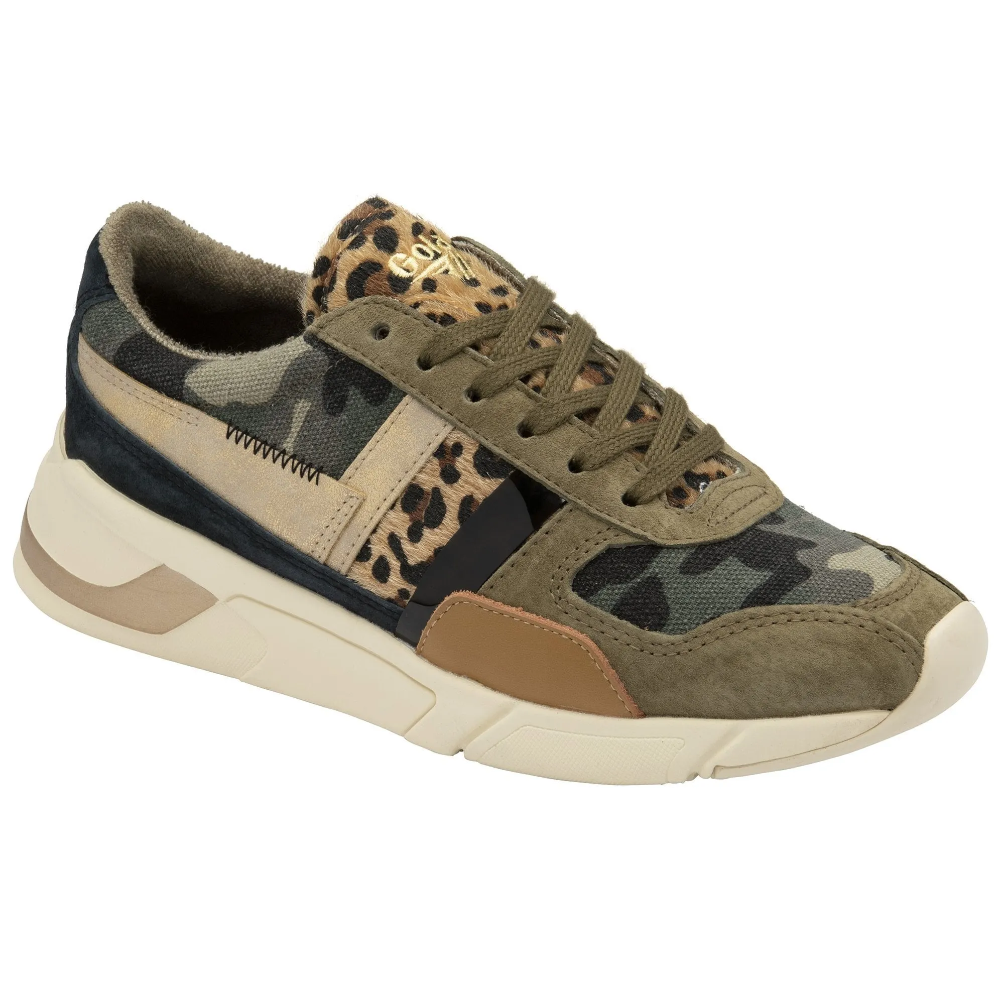 Gola Classics Women's Eclipse Mode Sneakers Camo Leopard