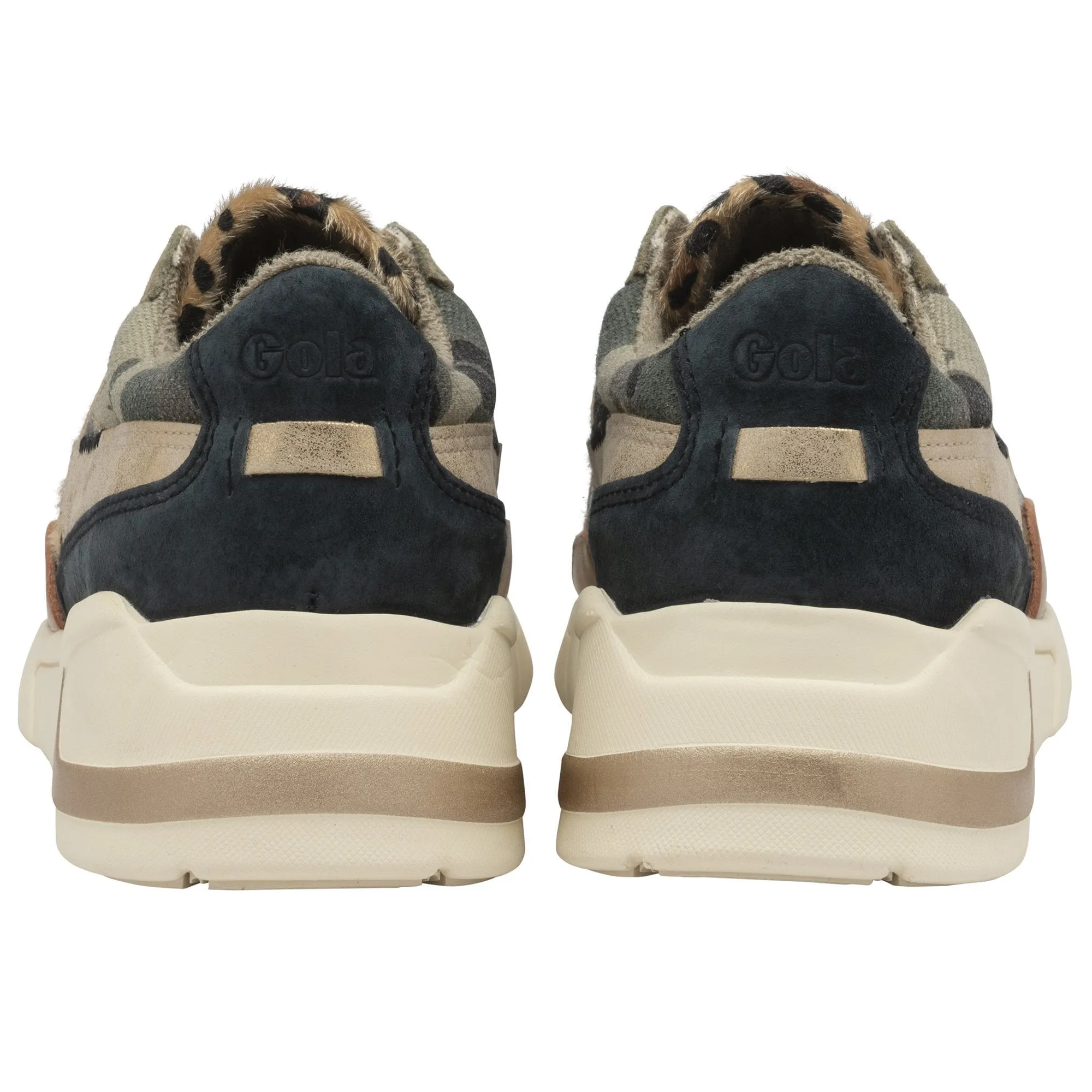 Gola Classics Women's Eclipse Mode Sneakers Camo Leopard